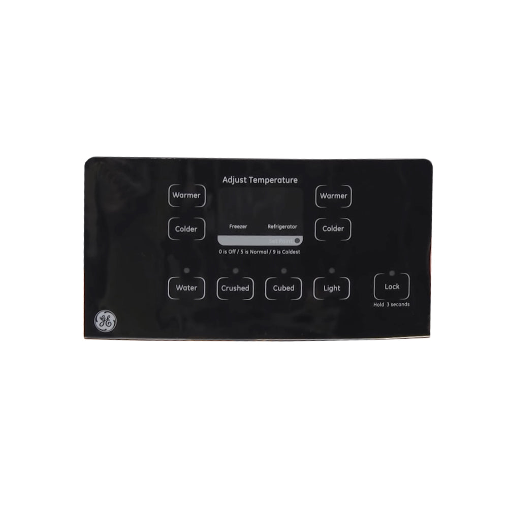 GE Refrigerator Control Panel Display Assembly (Black) GFE24JBLLFTS