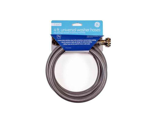 GE Washing Machine Washer Hose (Polymer Coated Stainless) GFWR4800F3WW
