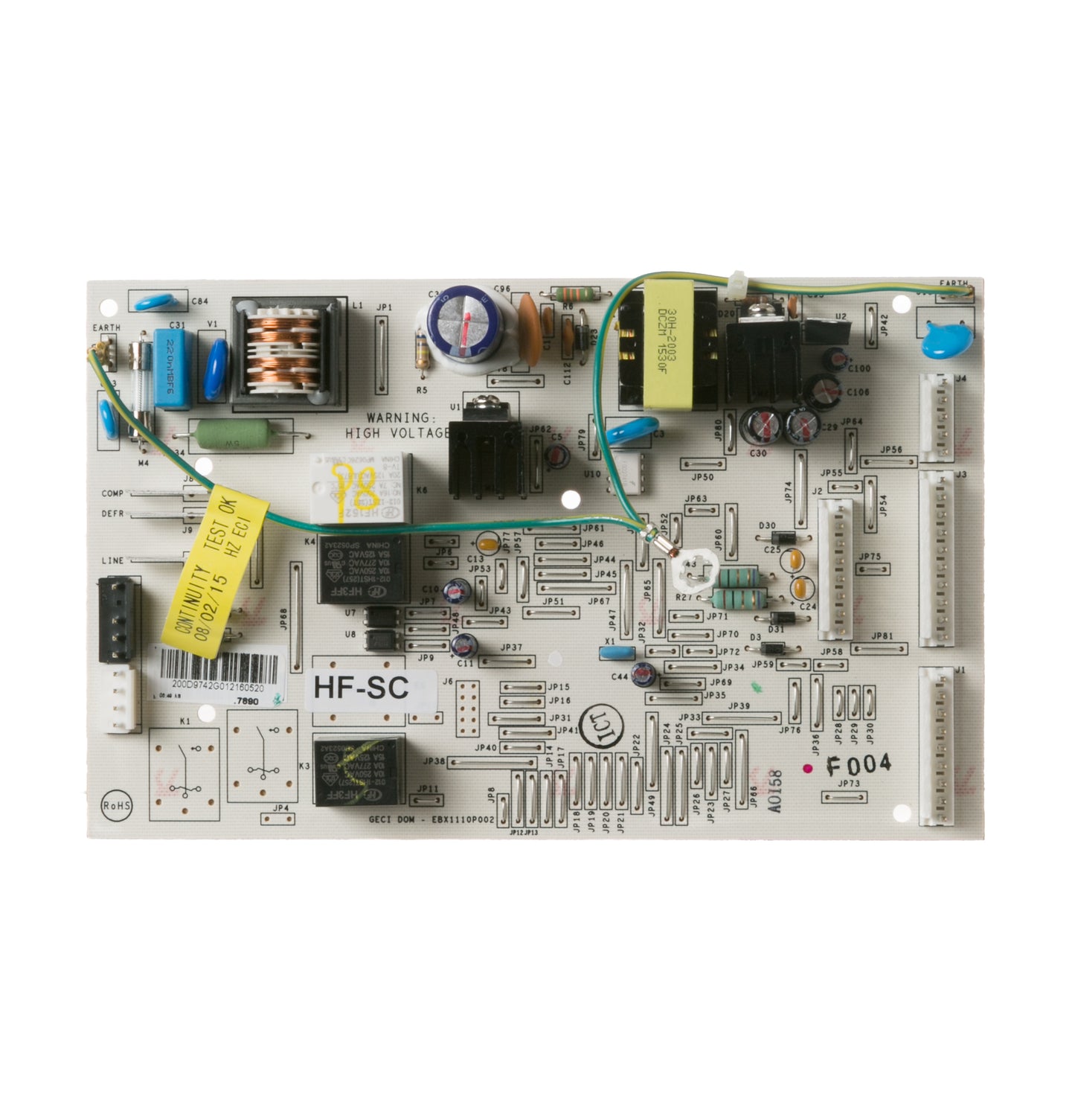 GE Refrigerator Electronic Control Board GNS23GSHBFSS
