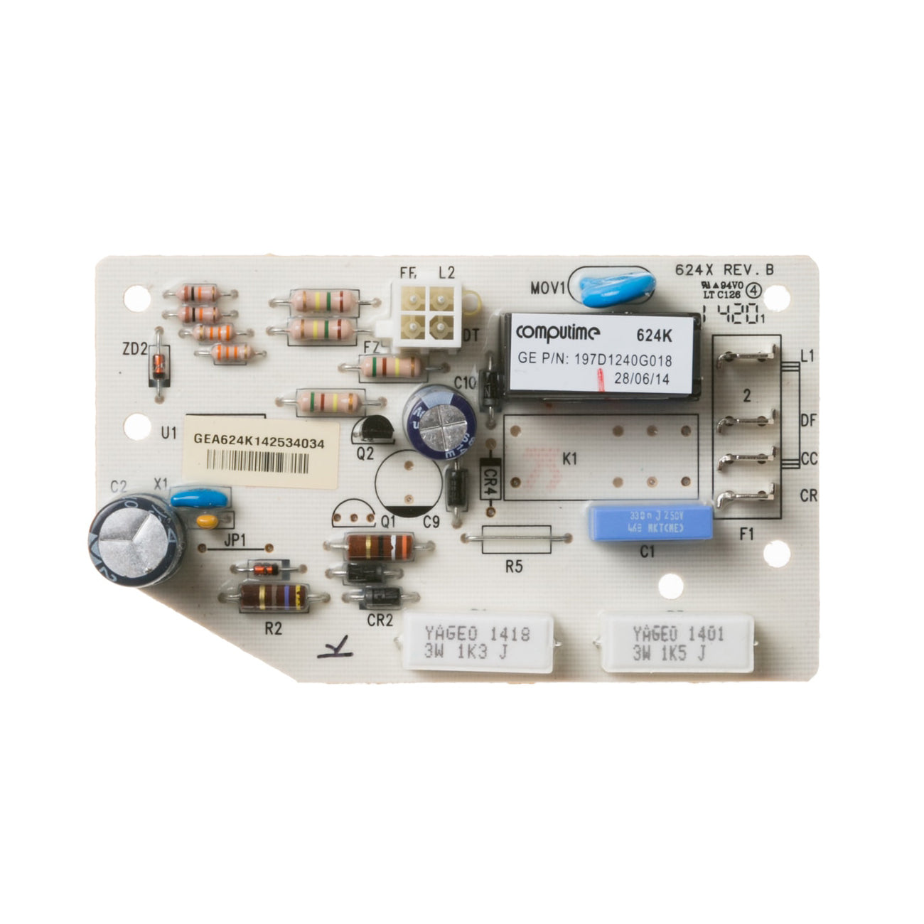 GE Refrigerator Defrost Control Board GTH18HBB3RCC