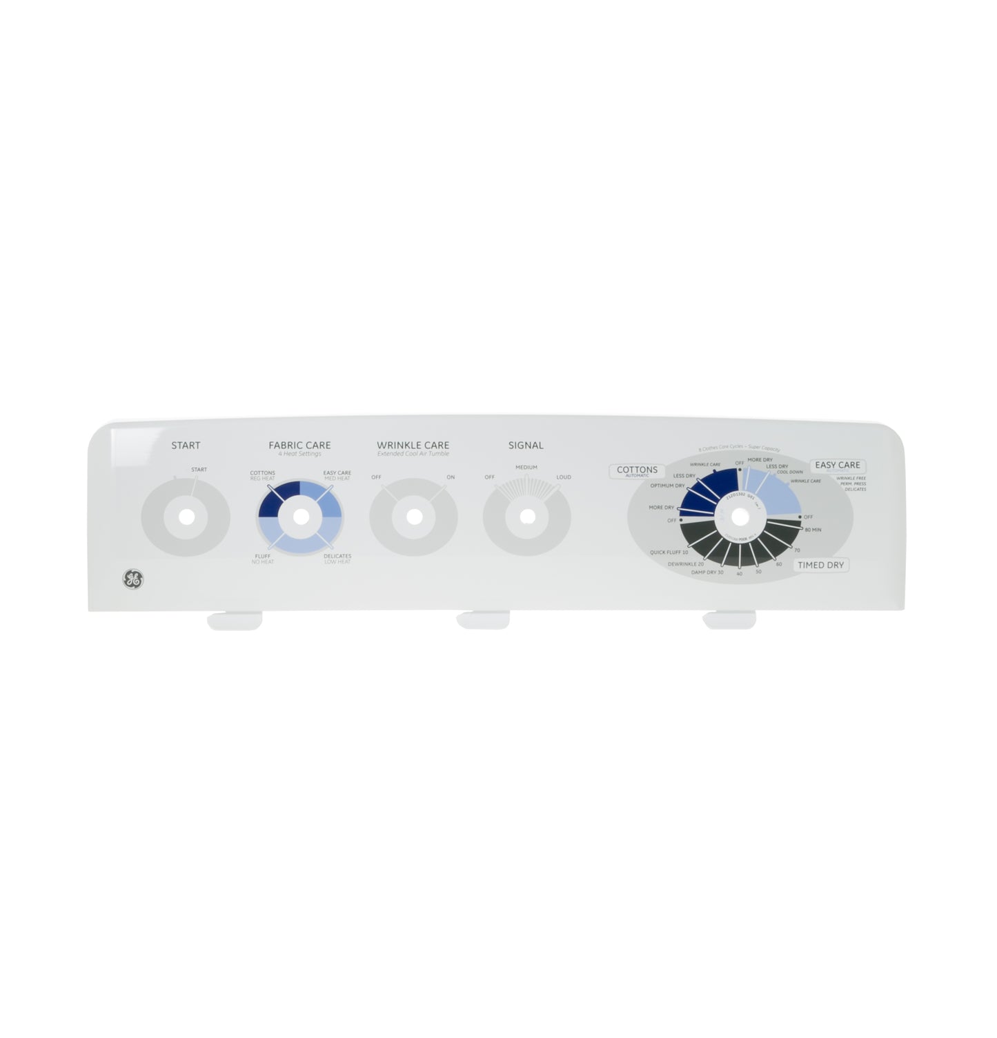 GE Washing Machine Control Panel Assembly (White GTW460ASJ6WW