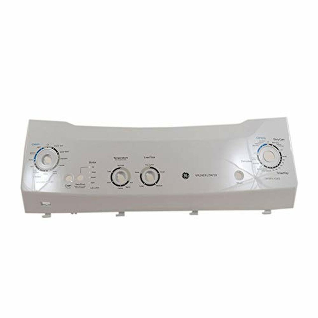GE Washer/Dryer Control Knob Panel Cover - White GUD27ESSM1WW