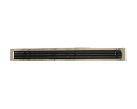GE Microwave Vent Grill - black/stainless HVM1540LM1CS
