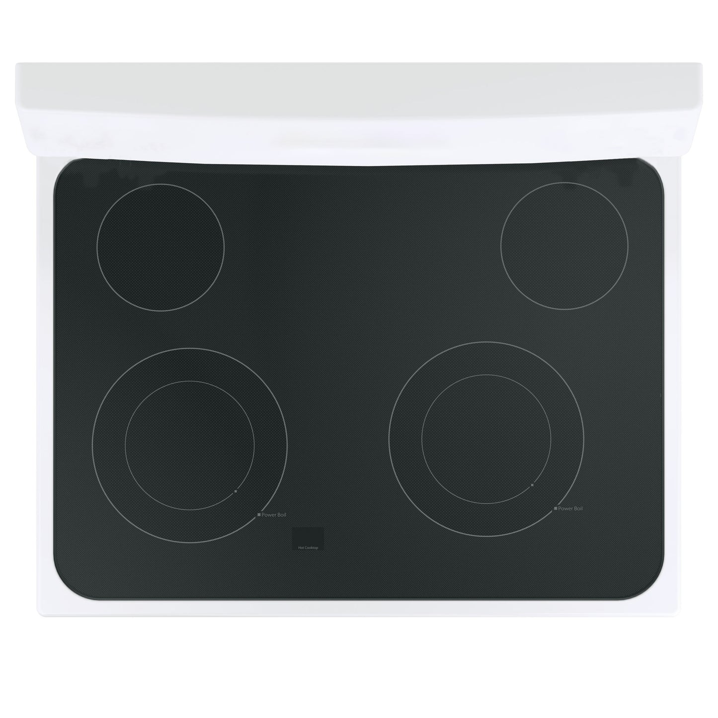GE Glass Cooktop Assembly (White) JB645DK1WW