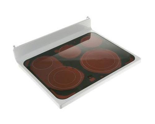 GE Glass Cooktop Assembly (White) JB655DK2WW