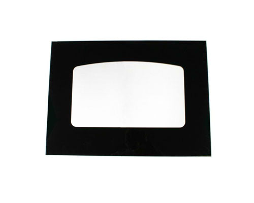 GE Exterior Oven Door Glass - Black JB840DP1BB