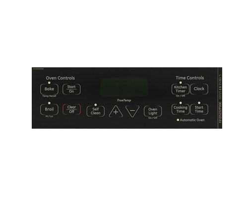 GE Touchpad Panel Overlay Graphics (Black) JBP66MN4BS