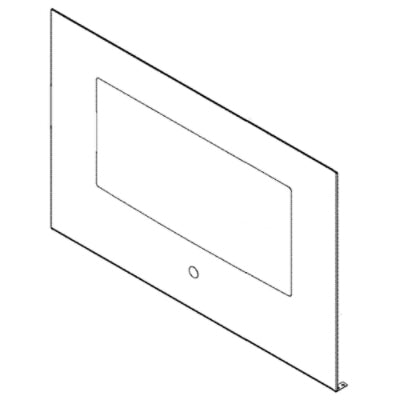 GE Range - Oven/Stove Oven Door Glass Assembly JGB660SP1SS