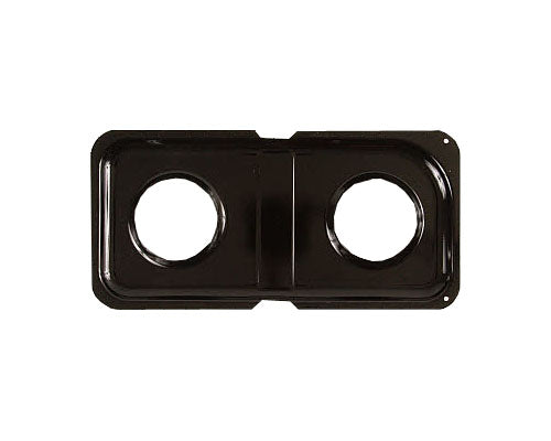 GE Range - Oven/Stove Double Drip Pan (Black) JGBP79MEB1BC