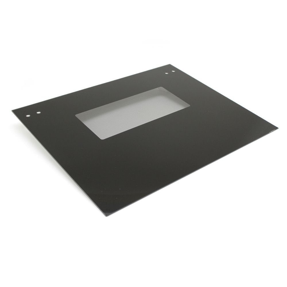 GE Oven Glass Outer Oven Door Panel (Black) JRP28BJ1BB