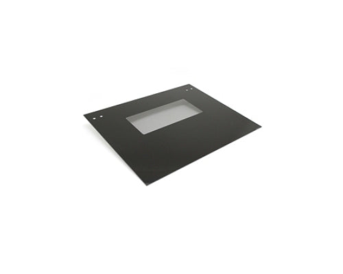 GE Oven Outer Oven Door Glass - Black JRS06BJ1BB
