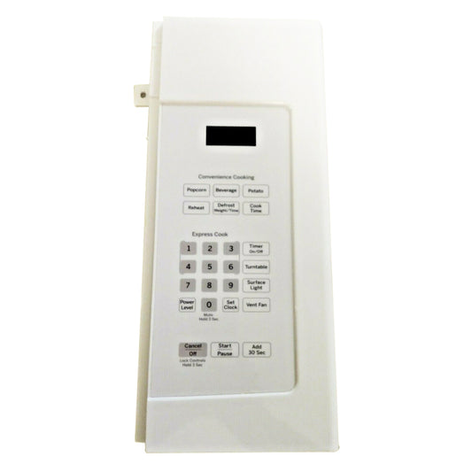 GE Microwave Touchpad Control Panel - White JVM3160DF8WW