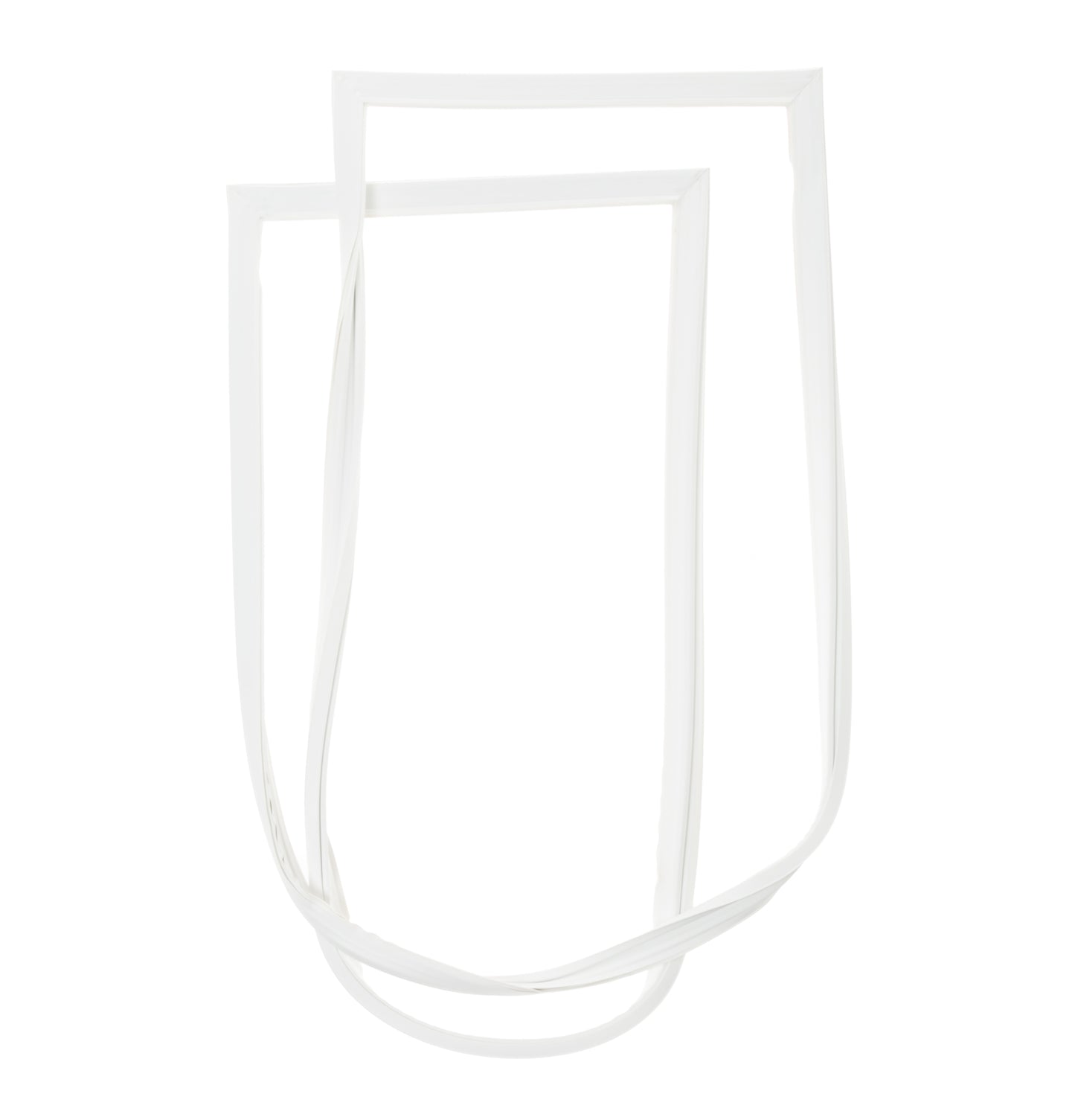 GE Refrigerator Freezer Door Seal/Gasket - White PCE23NHTIFBB
