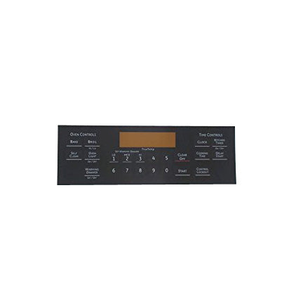 GE Range - Oven/Stove Range Button Panel Overlay PGB908DEM3CC
