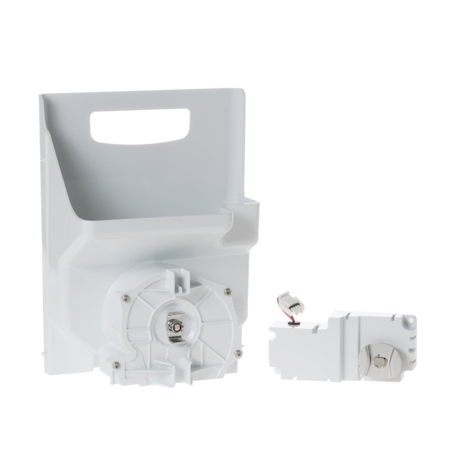 GE Refrigerator Ice Bucket and Motor Assembly PYE22PSKBSS
