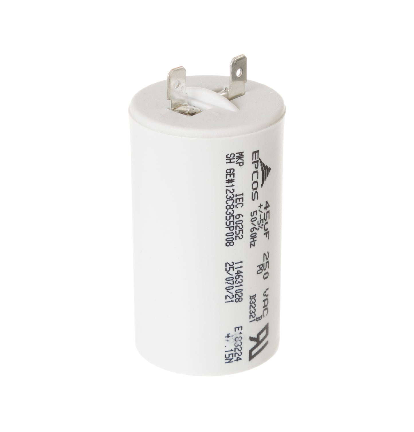 GE Washing Machine Start Capacitor WHDSR109J7WW