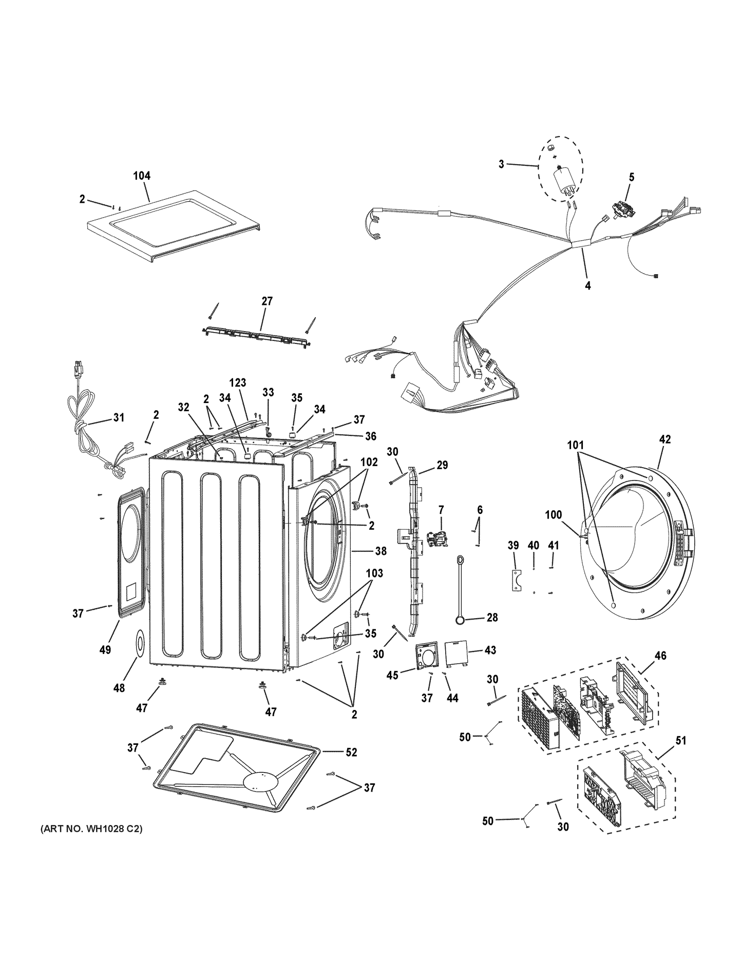 GE Door Lock WH01X26241