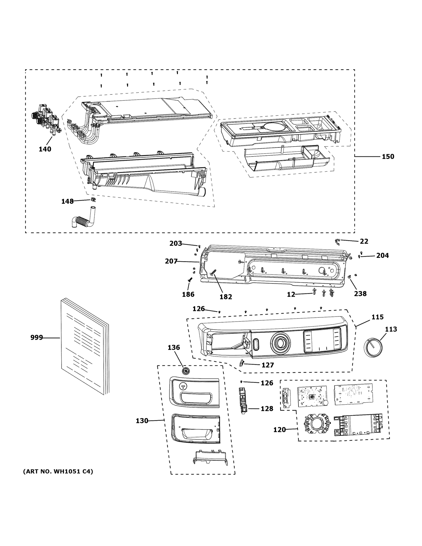 GE Washer Water Valve - WH23X29553