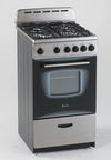 Avanti GR2013CSS 20 Inch Freestanding Gas Range with 2.1 Cu. Ft. Oven