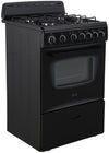 Avanti GR2415CB 24 Inch Freestanding Gas Range with 2.6 Cu. Ft. Oven in Black