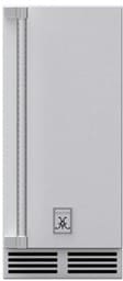 Hestan GIML15 15 Inch Outdoor Ice Machine with 22 Lb. Storage Capacity, 55 Lbs, LEFT HINGED