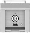 Hestan AGB121NG 12 Inch Side Burner with 20,000 BTU for Hestan Built-In Grills - Stainless