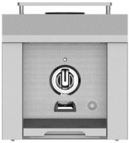 Hestan AGB121NG 12 Inch Side Burner with 20,000 BTU for Hestan Built-In Grills - Stainless