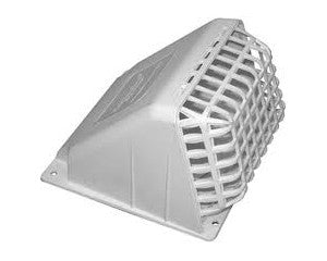 Deflecto Wide Mount Vent Plastic 4 White 24 HR4W