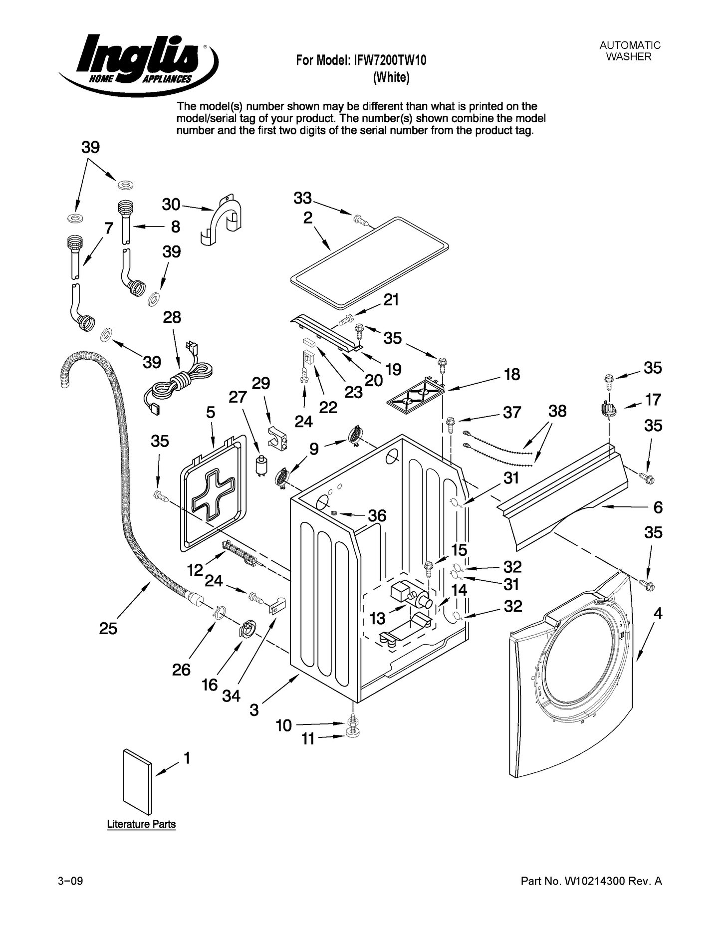 Whirlpool Drain Pump WP34001340