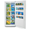 Midea MRU17F6AWW 17.0 Cu. Ft. Ultra-Storage Upright Freezer, White
