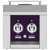 Hestan AGB122LPPP 12 Inch Side Burner with 20,000 BTU for Built-In Grills - Purple
