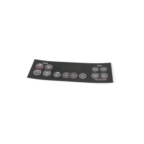 Hotpoint RGB745BEHBCT Membrane/Keypad/Timer and Buton Overlay - Black Genuine OEM