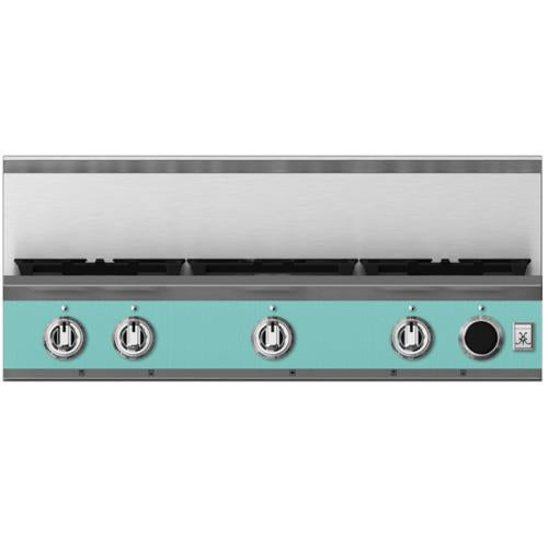 Hestan KRTS365NGTQ Rangetop, Smart, 5 Burner, 36-Inch - Ng - Turquoise