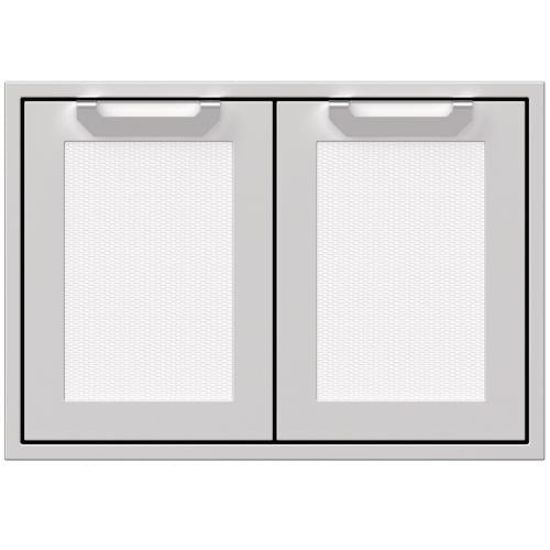 Hestan AGSD30WH Double Storage Doors, Marquise, 30-Inch , White