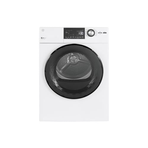 GE GFD14ESSN0WW 4.3 Cu. Ft. White Electric Dryer with Stainless Steel Basket