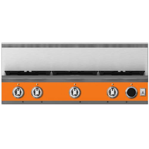 Hestan KRTS365NGOR Rangetop, Smart, 5 Burner, 36-Inch - Ng - Orange
