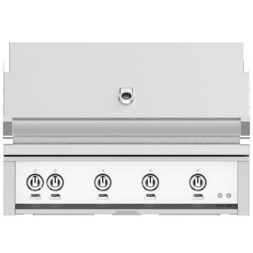 Hestan GSBR42LPWH Grill, Built-In, (4) Sear, Rotisserie, 42-Inch - Lp - White