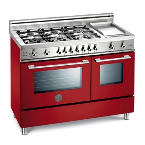 Bertazzoni X486GGGVRO Professional Series 48 Inch Pro-Style Gas Range with 6 Sealed Burners
