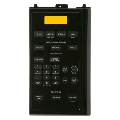 GE Part# WB07X10950 Control Panel Assembly (OEM) Black