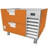 Hestan HRBS48OR Refrigerated Base, 48-Inch , Self-Contained, Assembly, Orang Parts