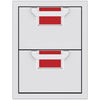 Hestan AEDR16RD Double Drawer, 16-Inch - Red Parts