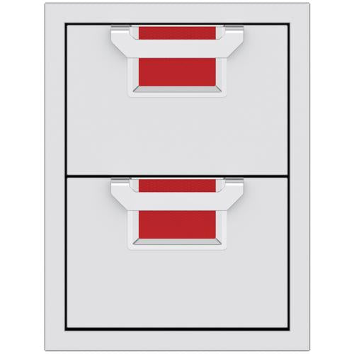 Hestan AEDR16RD Double Drawer, 16-Inch - Red