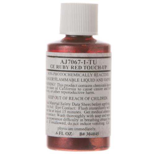 GE Part# WR97X10146 Touch Up Paint (OEM) 6 oz Bottle, Ruby Red
