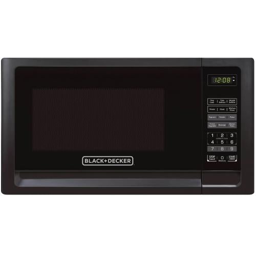 Midea EM720CFOPMB 0.7 Cu. Ft. Mini Kitchen Microwave, Black