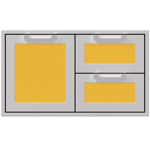 Hestan AGSDR42YW Double Drawer And Storage Door Combination, Marquise, 42-Inc