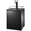 Midea NSBK2TBK8 Dual-Tap Commercial Grade Beer Cooler & Kegerator, Black