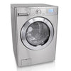 LG WM0001HTMA 27 Inch Front-Load Steam Washer with 4.2 cu. ft. Capacity, 9 Wash Programs, Spin Speed of 1320 RPMs and Blue LCD Display: Stainless Steel Parts