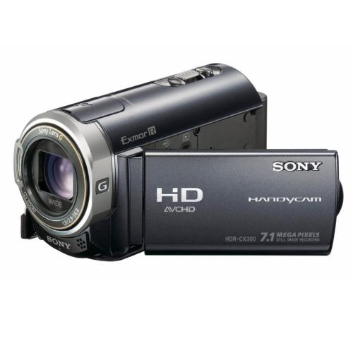 Sony HDRCX300 High Definition Flash Memory HandycamÂ® Camcorder; Black