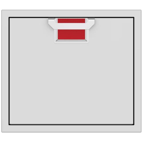 Hestan AEADR24RD Single Access Door, Hinge Right, 24-Inch - Red