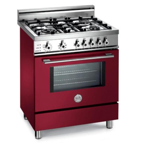 Bertazzoni X304PIRVI Professional Series 30 Inch Pro-Style Dual-Fuel Range with 4 Sealed Burners
